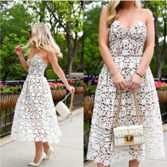 Self Portrait Azalea Lace Dress - Picture 6 of 6